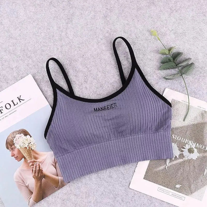 New Sports Bra For Women Gym Sexy Crop Top Bra Women Cotton Underwear