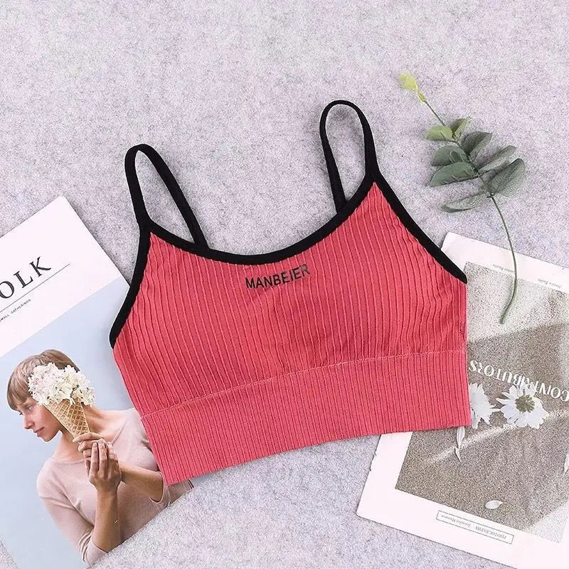 New Sports Bra For Women Gym Sexy Crop Top Bra Women Cotton Underwear