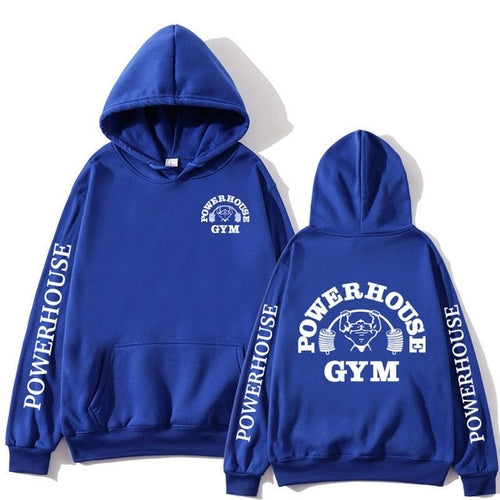 Powerhouse Gym Logo Hoodie – Unisex Harajuku Streetwear