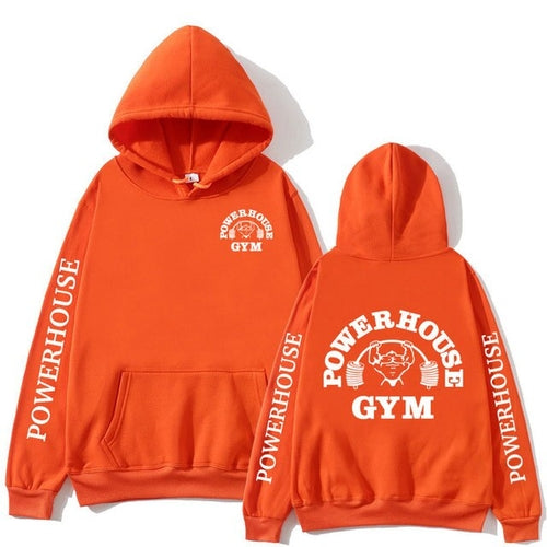 Powerhouse Gym Logo Hoodie – Unisex Harajuku Streetwear