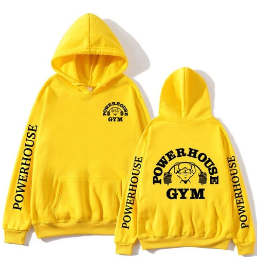 Powerhouse Gym Logo Hoodie – Unisex Harajuku Streetwear