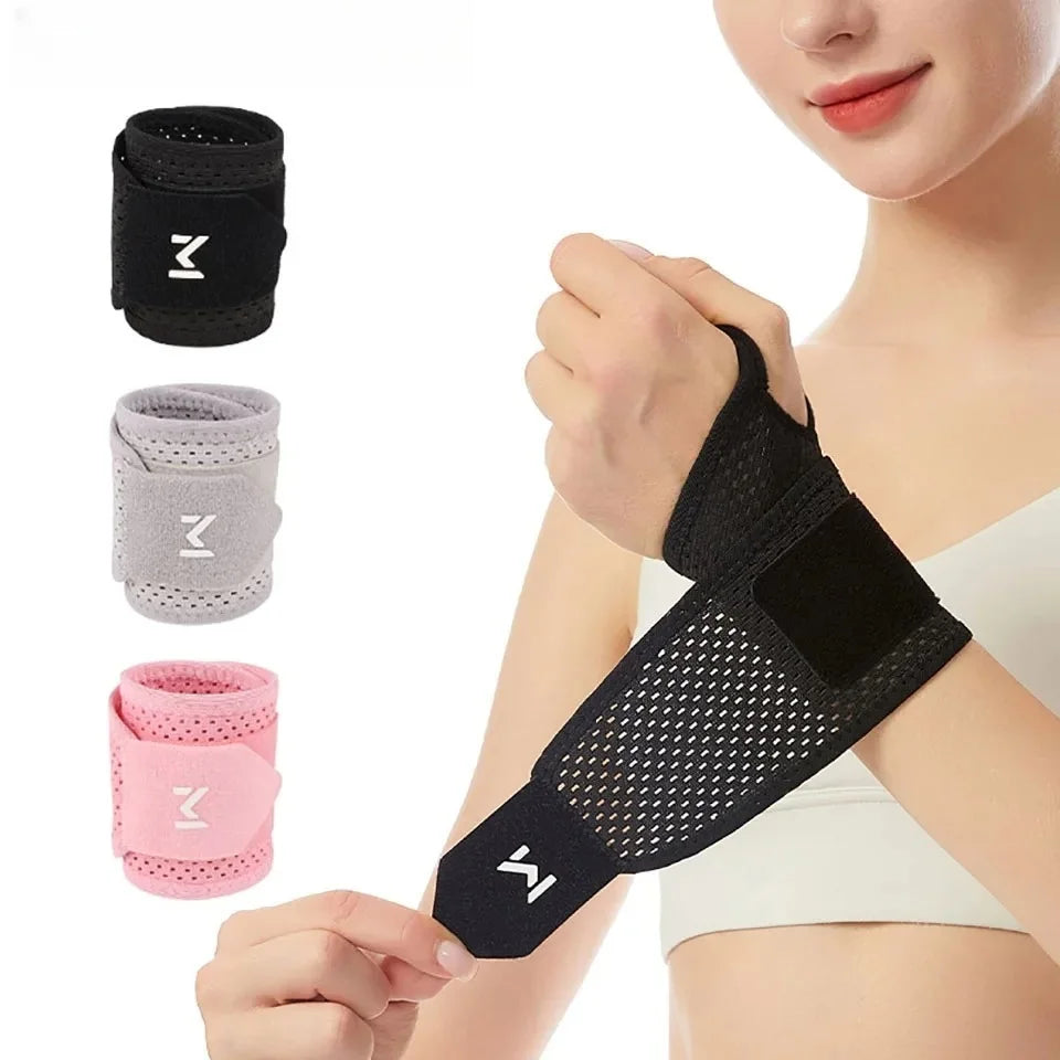 Breathable Adjustable Wrist Support Brace – Gym & Work