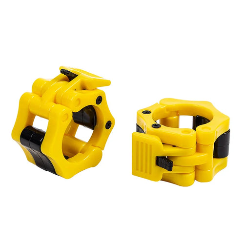 2.5CM 2pcs Barbell Clamps Spin Lock Collars Weight Bar Clips for