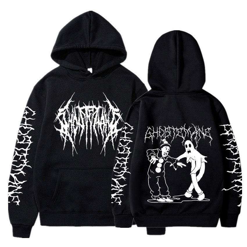 Ghostemane Double Sided Print Hoodie Men's Fashion Hip Hop Metal Rock Hoodies Gothic Oversized Sweatshirt Tracksuit Streetwear - ALMASTRONG