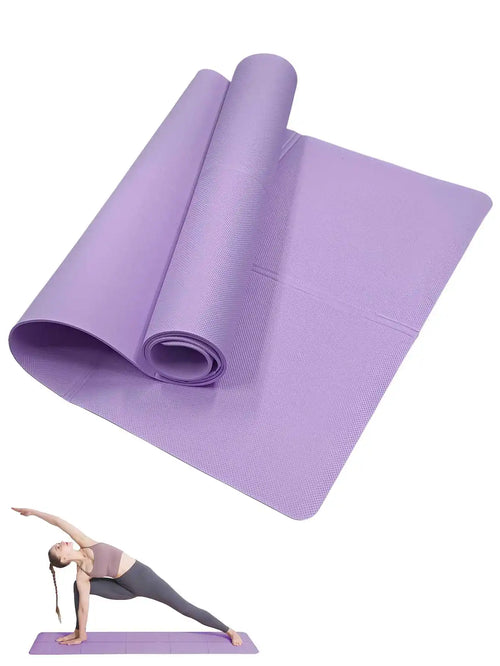 Yoga Mat Pilates Fitness Mat 3/4/6mm Thicknes Non Slip Yoga Cushion