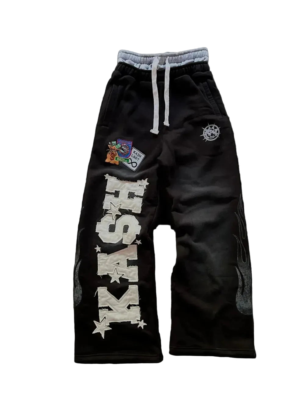 ALMASTRONG Unisex Gothic Embroidered Sweatpants - ALMASTRONG
