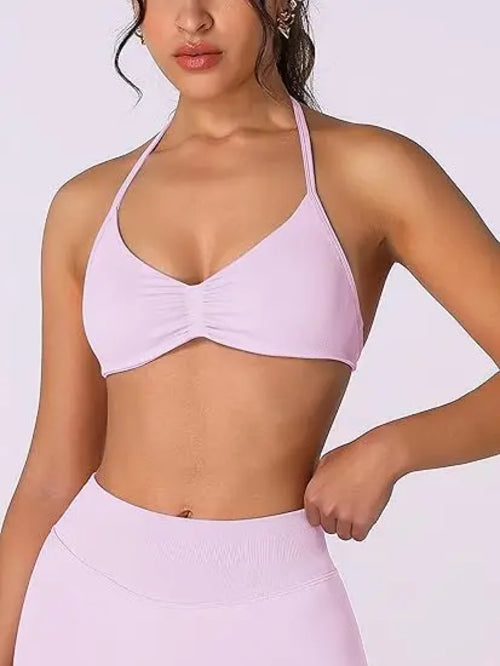 ALMASTRONG Women’s Gym Yoga Bra – Running Sling Support