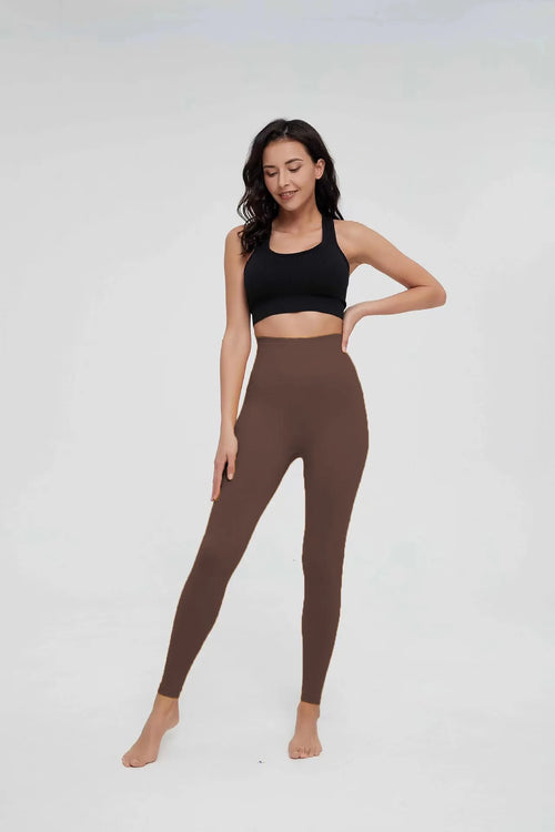 Seamless Knitted Leggings Women High Waist Sports Pants  High Elastic