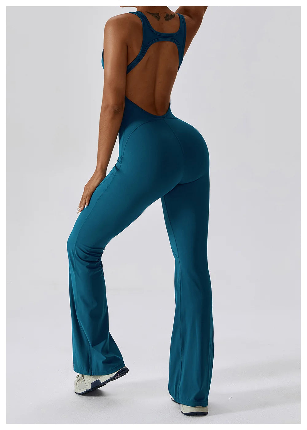 ALMASTRONG women's sports jumpsuit featuring a stretch yoga and gym bodysuit with a fitted training design for fitness and activewear.