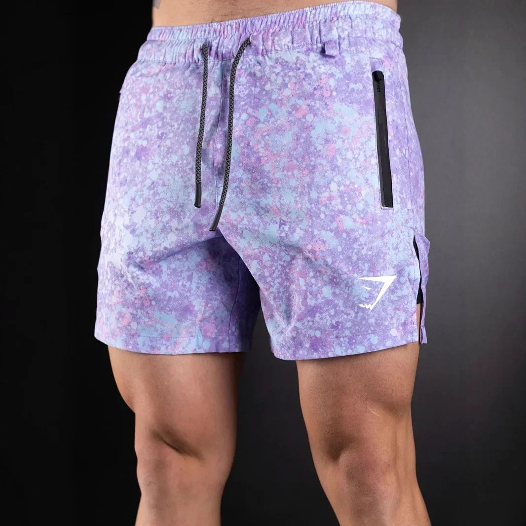 ALMASTRONG Men’s 2-in-1 Training Shorts – Double Layer Fitness & Muscle Shorts