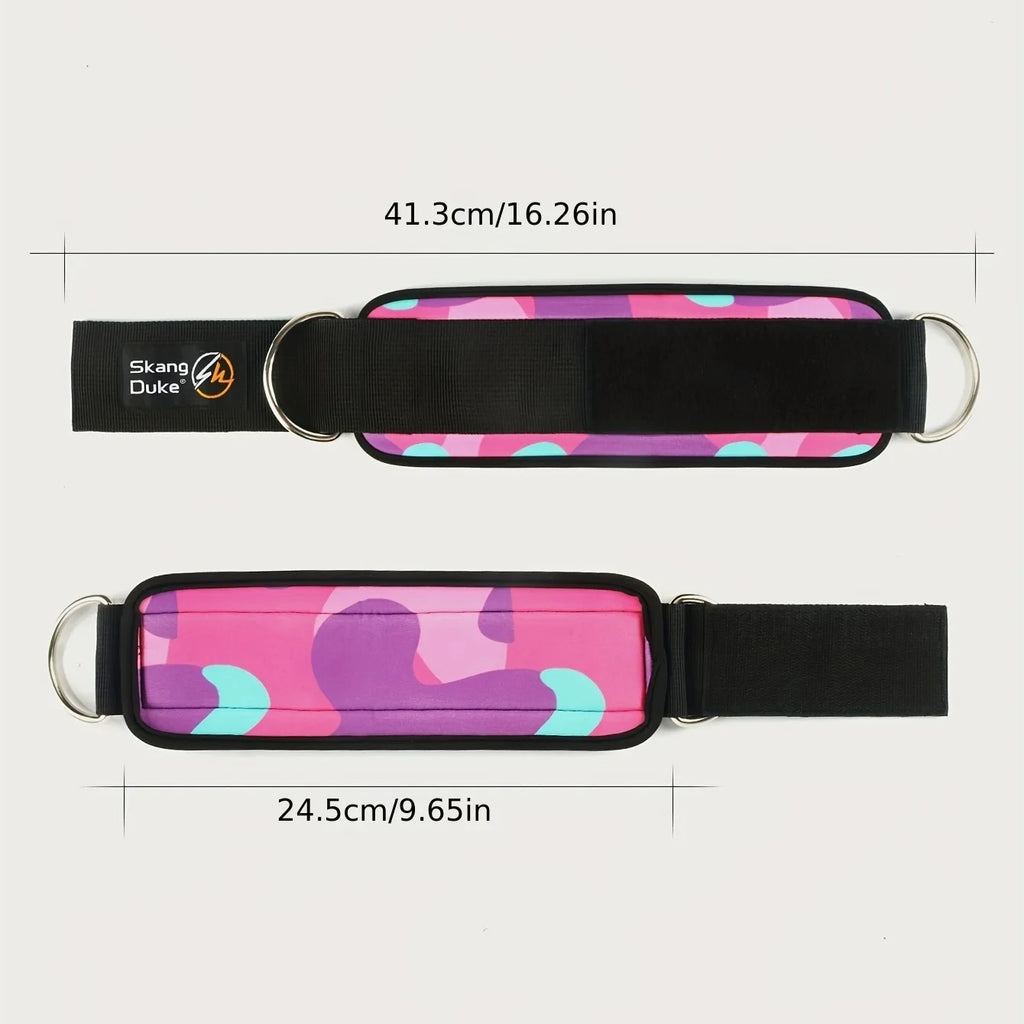 1pc Adjustable D-Ring Ankle Straps for Cable Machines - Comfortable