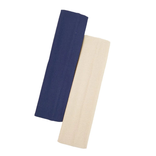 2PCS/Set Sports Yoga Hair Band Solid Running Absorb Sweat Headband For