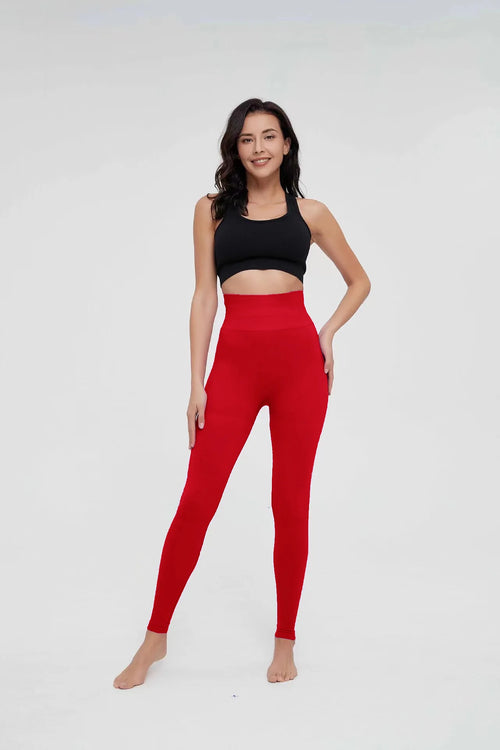 Seamless Knitted Leggings Women High Waist Sports Pants  High Elastic