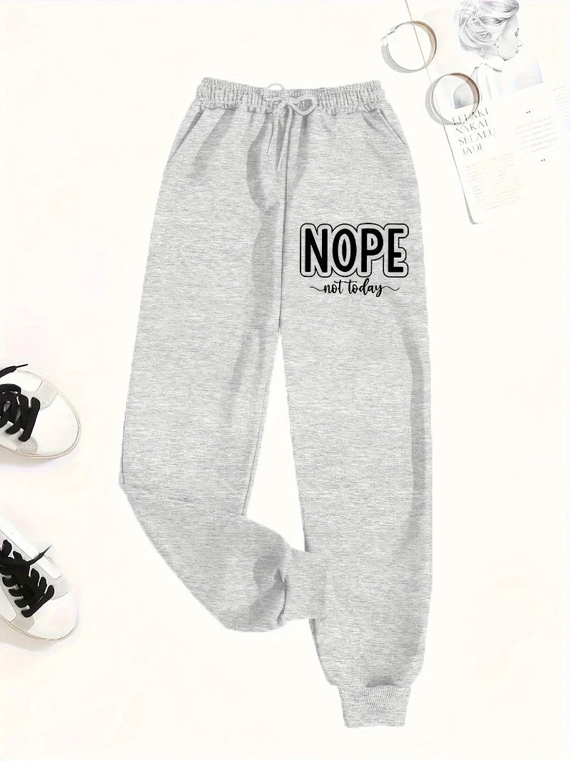 2025 Autumn and Winter Mens Nope Casual Sweatpants Suitable Daily
