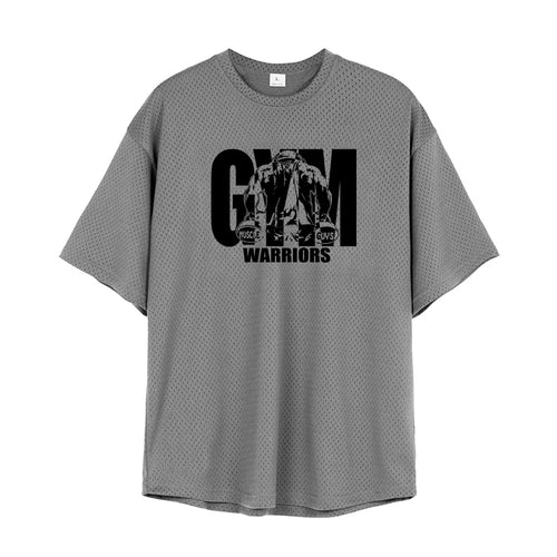 Oversized Loose Men's Casual Sport T-Shirt Gym Bodybuilding Fitness