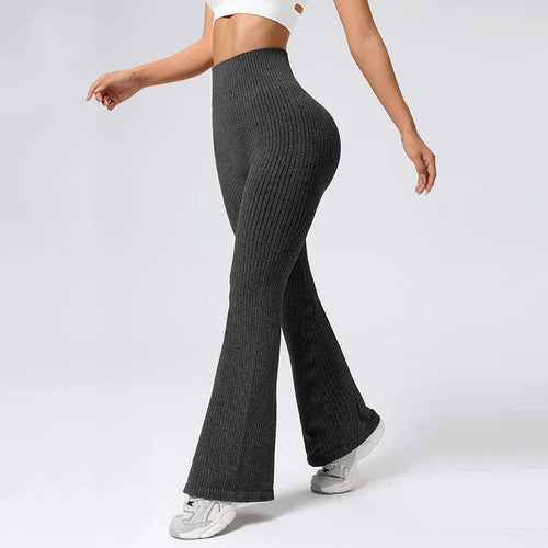Breathable Flared Trousers Yoga-to-Street Chic Athleisure Fitness