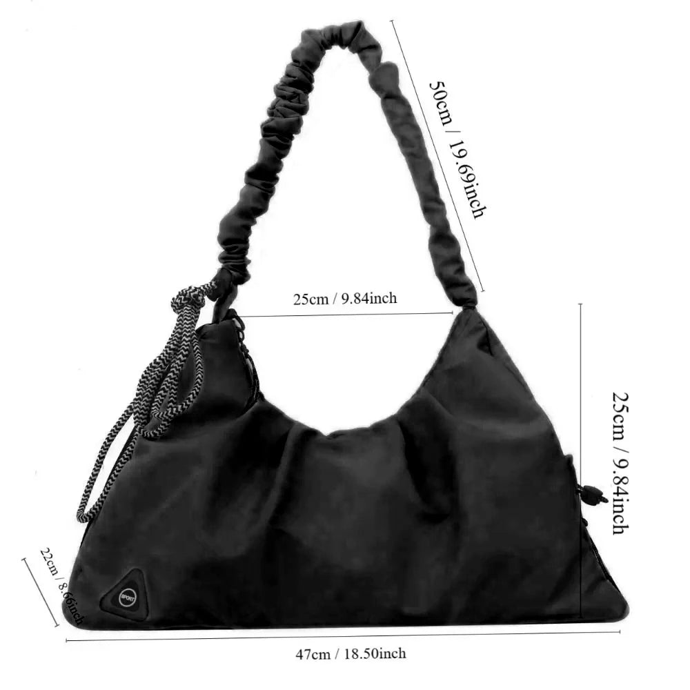 1PCS Gym Bag For Women, Yoga Mat Bag with Shoes Compartment, Wet