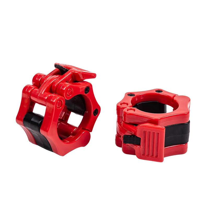 2.5CM 2pcs Barbell Clamps Spin Lock Collars Weight Bar Clips for