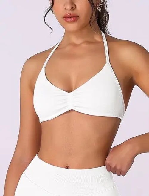 ALMASTRONG Women’s Gym Yoga Bra – Running Sling Support