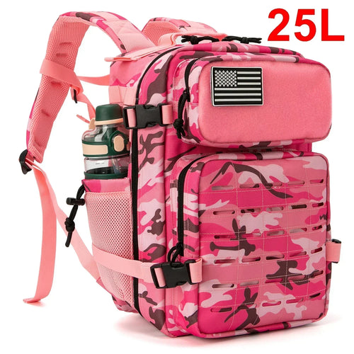 Women/men 25L/45L Backpack for Tactical Outodor Hiking Laser Cut Molle
