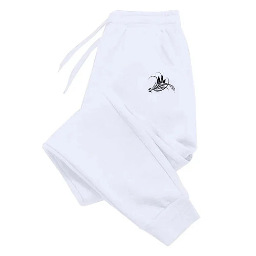 Fashion Womens Sweatpants Printing Casual Office Home Pants Outdoors