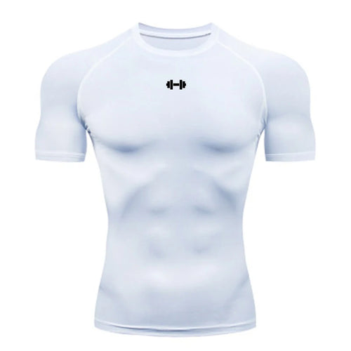 Men’s Compression T-Shirt – Elastic Sportswear for Running & Gym