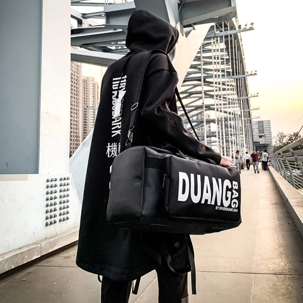 1pcs  Water Resistant Gym Bag Sports Travel Duffel Weekender Bag for