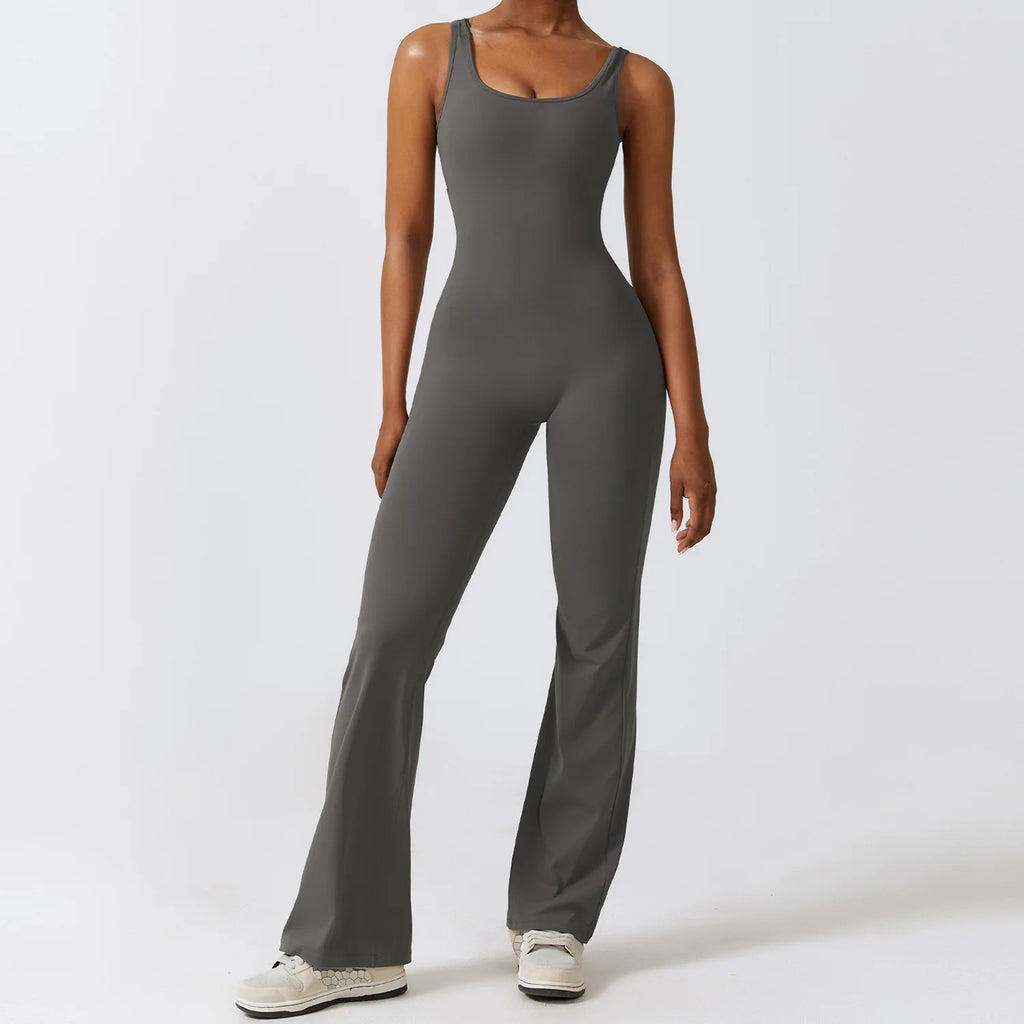 Women Tracksuit Sexy Jumpsuits Yoga Suit One-Piece Sport Fitness