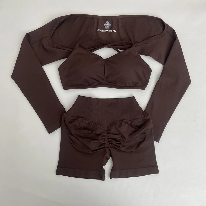 ALMASTRONG Women’s High-Stretch Gym Sett