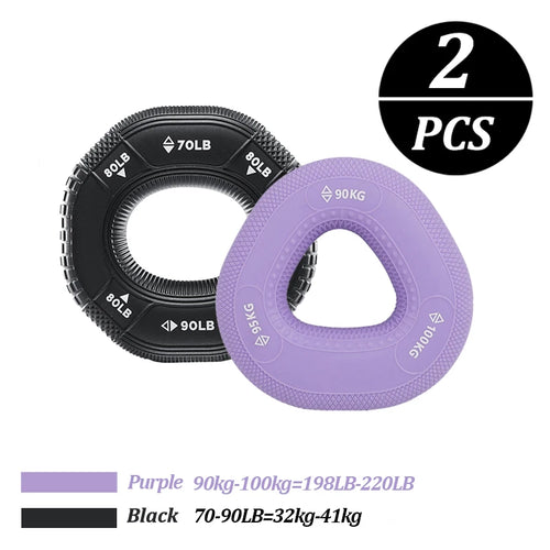 Silicone Adjustable 20-90LB Hand Grip Arm Strength Exercise Gripping