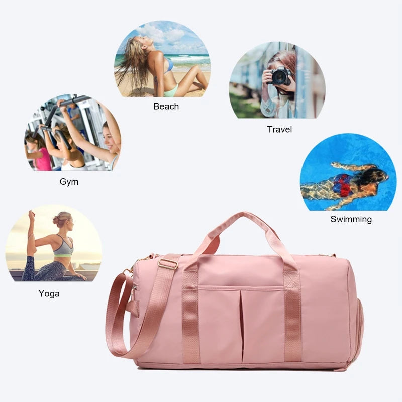 Women’s Gym & Travel Bag – With Shoe Compartment