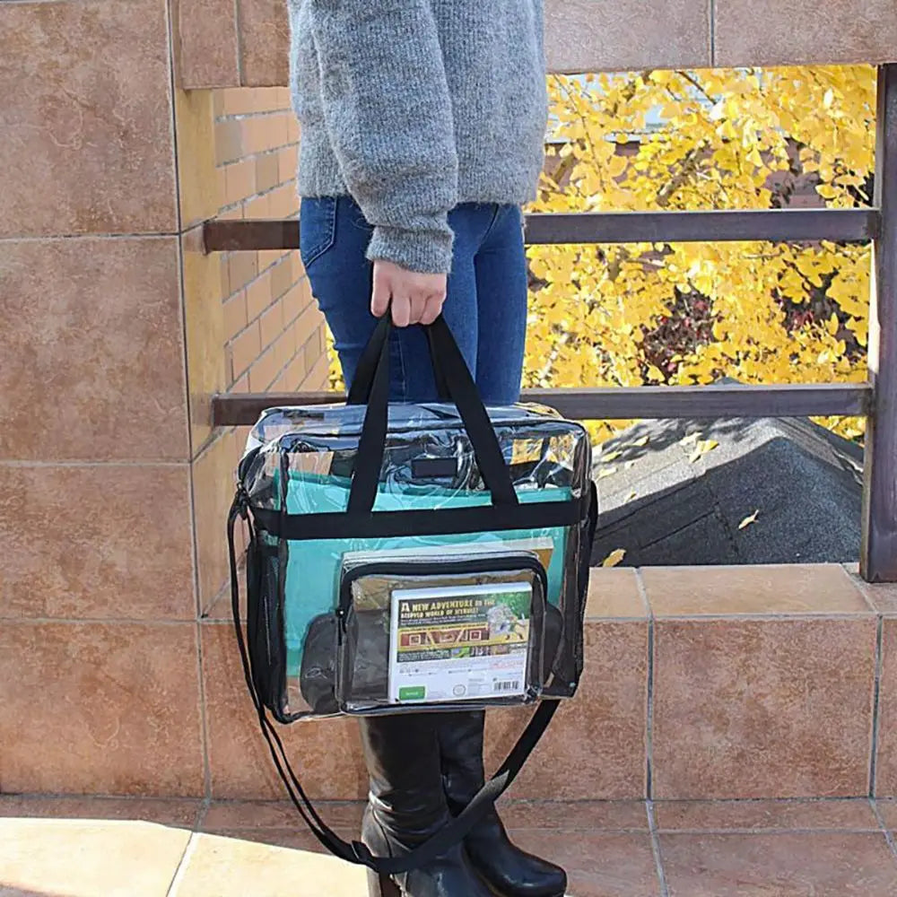 Stadium Approved PVC Clear Purse Large Capacity Clear Bag Clear