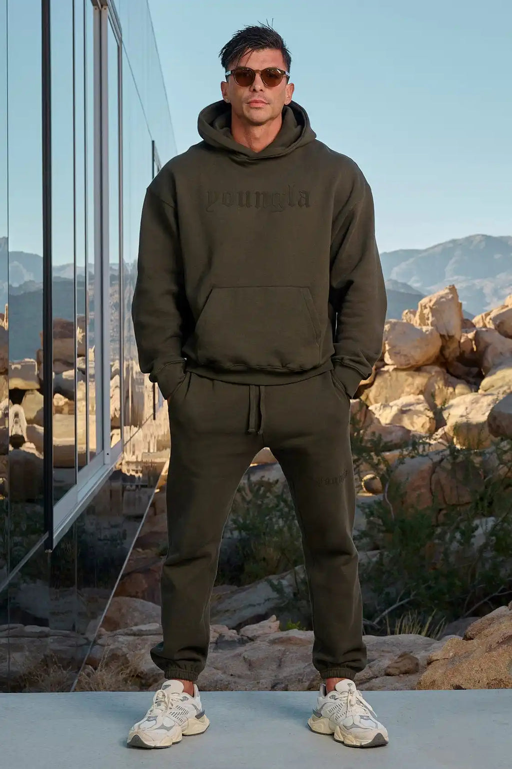 ALMASTRONG Men’s Oversized Hoodie – Autumn/Winter Printed Street Sweatshirt