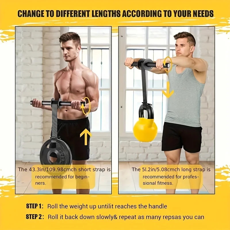 Iron Wrist & Forearm Strengthener – Muscle Training Stick