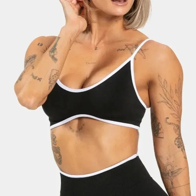 ALMASTRONG Women’s Sports Bra – Backless Yoga & Fitness Top