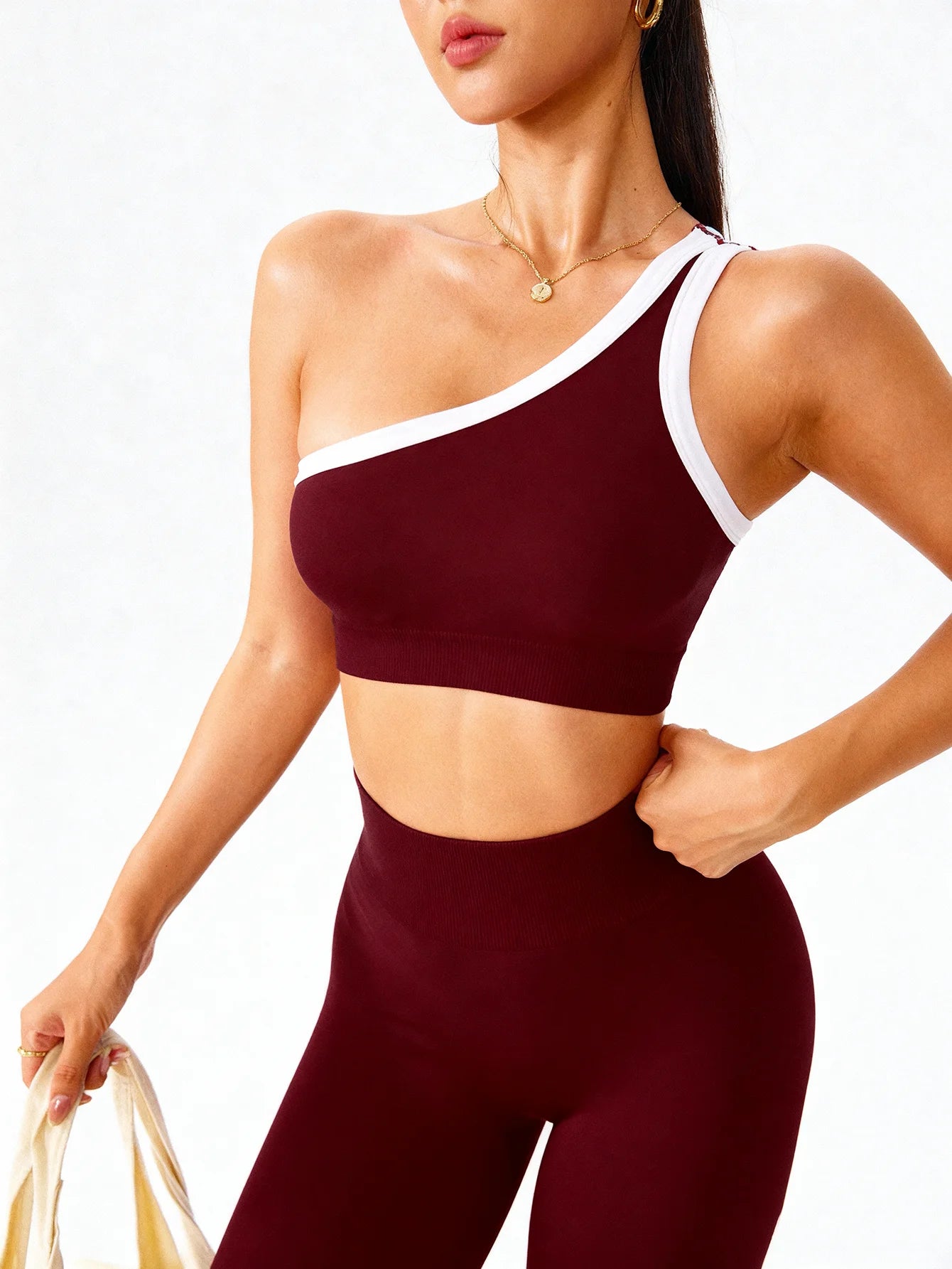 2 pcs Women Seamless Yoga Sets Jogging Outfit Sport Leggings Bra Sportswear Woman Gym Outfit Workout Set Yoga Clothes Activewear - ALMASTRONG