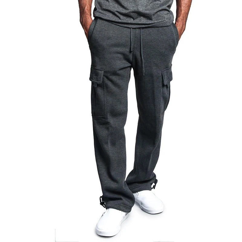 ALMASTRONG Men’s Straight-Fit Joggers