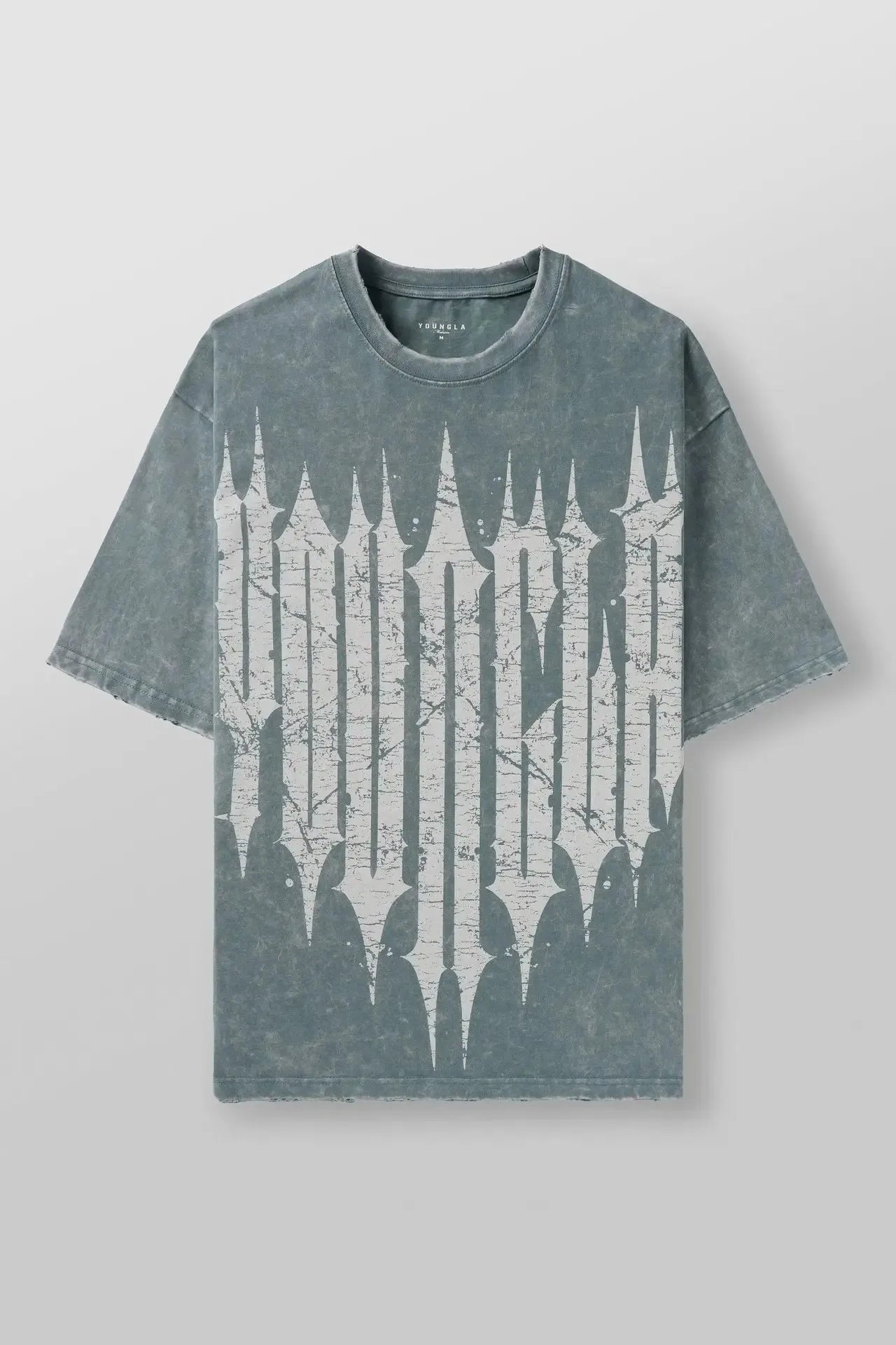 ALMASTRONG Men’s Oversized Sports T-Shirt – Cotton Gym & Training Tee