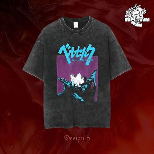 ALMASTRONG Anime Berserk T-Shirt – Men’s Cotton Graphic Tee