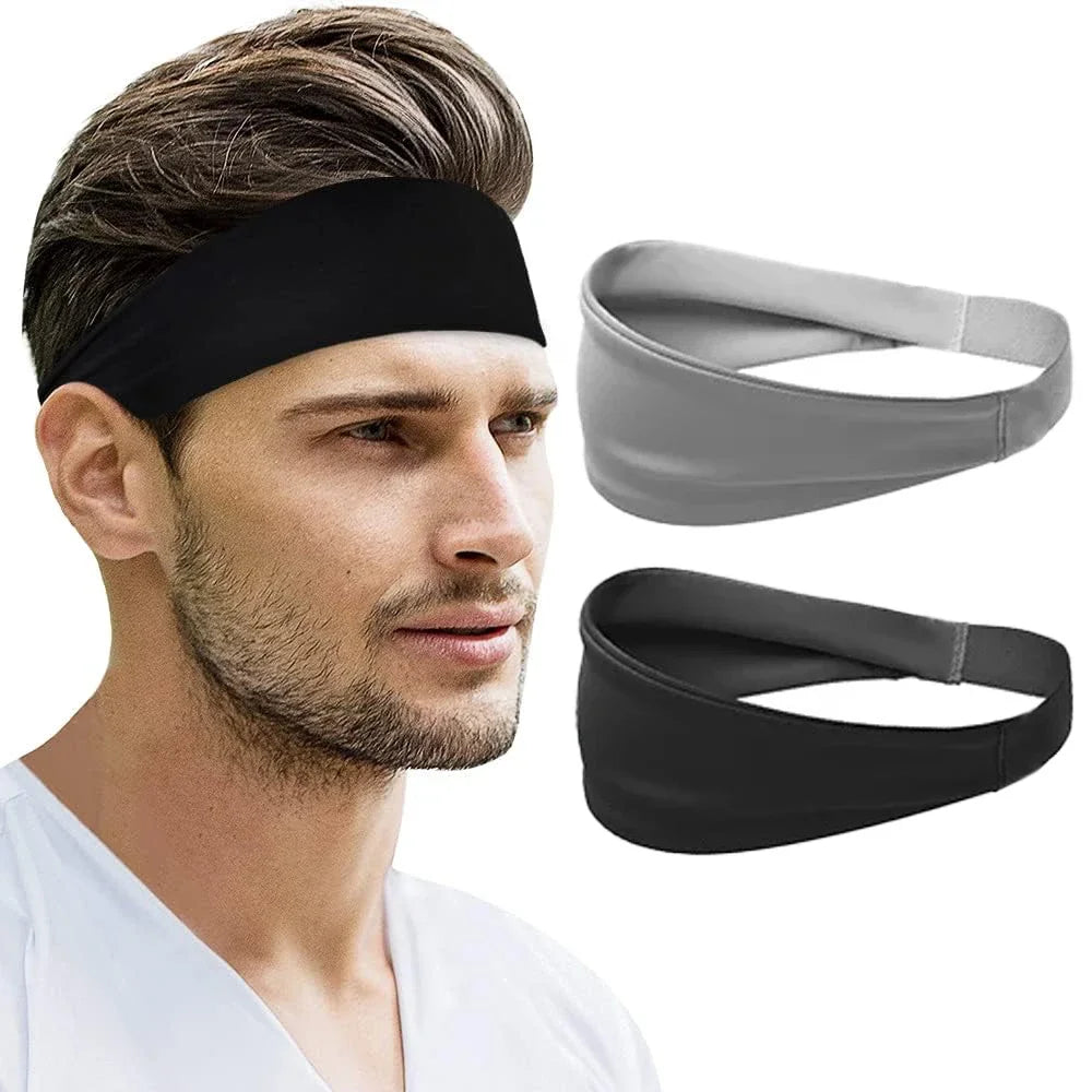 Sports Headbands for Men Women 1PC Non-Slip Moisture Wicking Workout