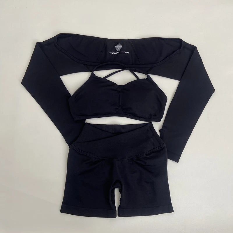 ALMASTRONG Women’s High-Stretch Gym Sett