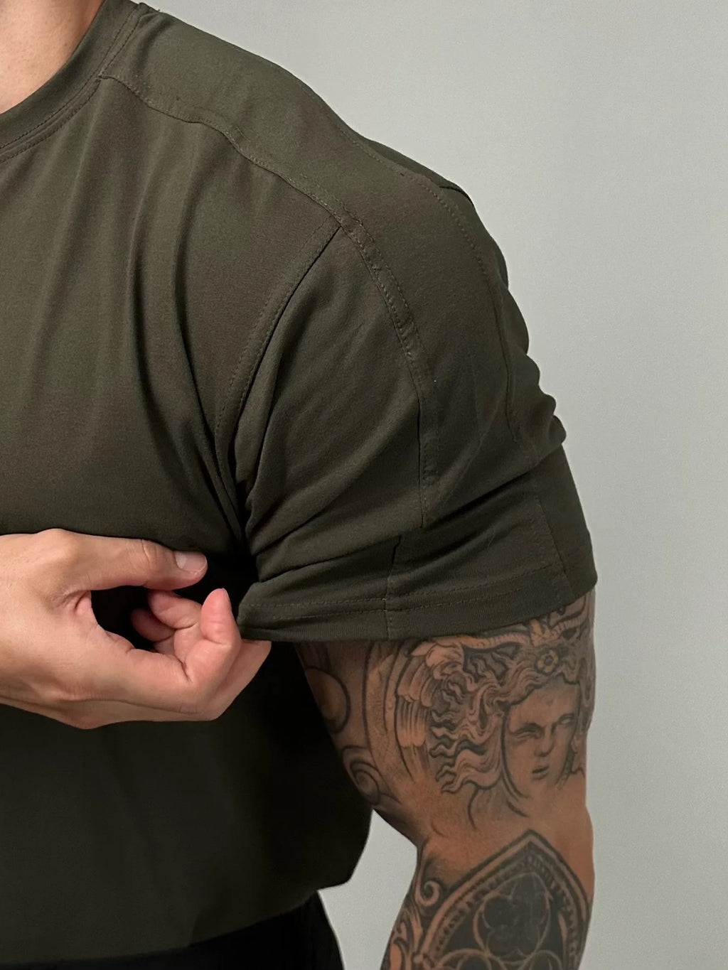 230g Heavy Cotton American Retro Sports Short Sleeve Men's Summer