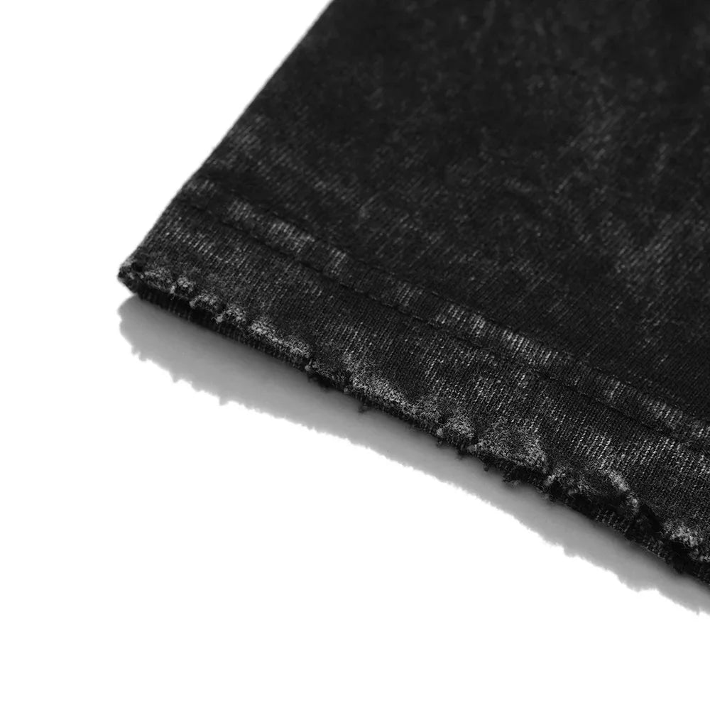 ALMASTRONG BMTH Graphic T-Shirt – Washed Vintage Harajuku Streetwear Tee (Unisex)