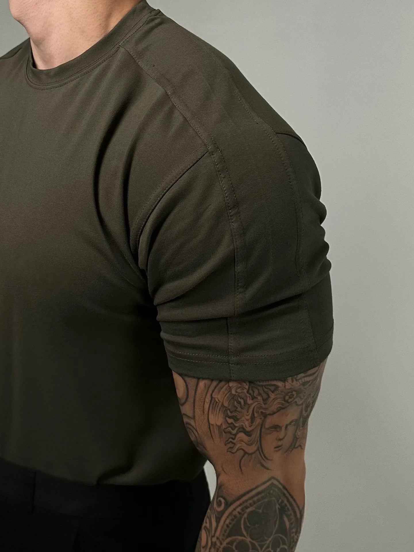 230g Heavy Cotton American Retro Sports Short Sleeve Men's Summer