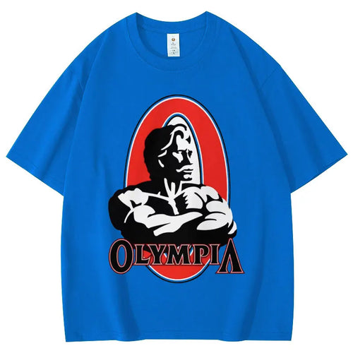 ALMASTRONG Limited Olympia Gym T-Shirt – Vintage Fitness Tee for Men & Women