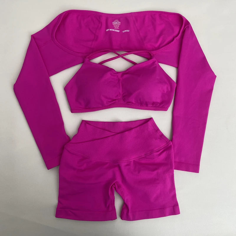 ALMASTRONG Women’s High-Stretch Gym Sett