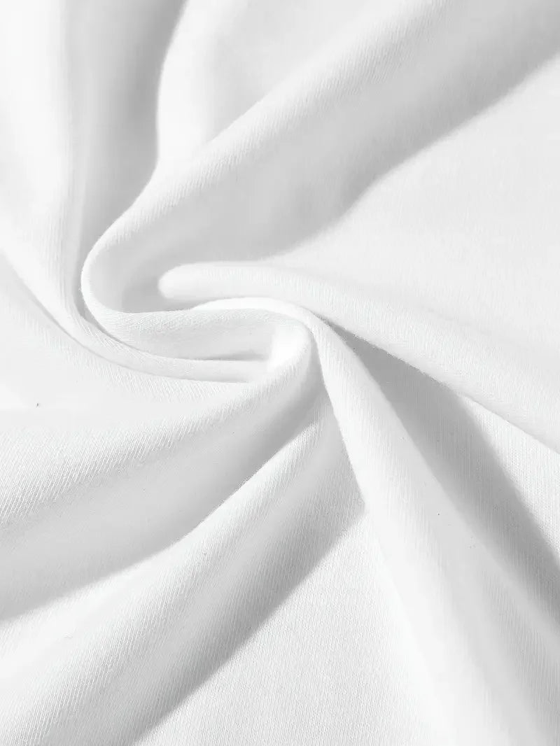 Men's summer 100% pure cotton fashionable casual loose never give up