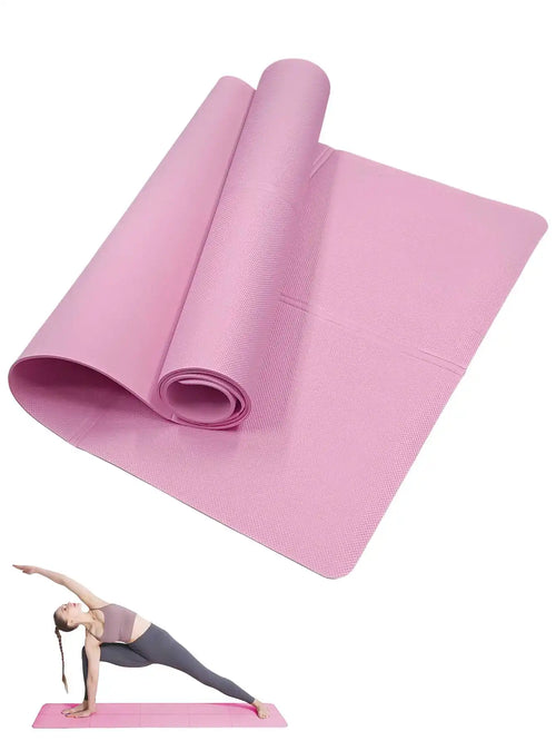 Yoga Mat Pilates Fitness Mat 3/4/6mm Thicknes Non Slip Yoga Cushion