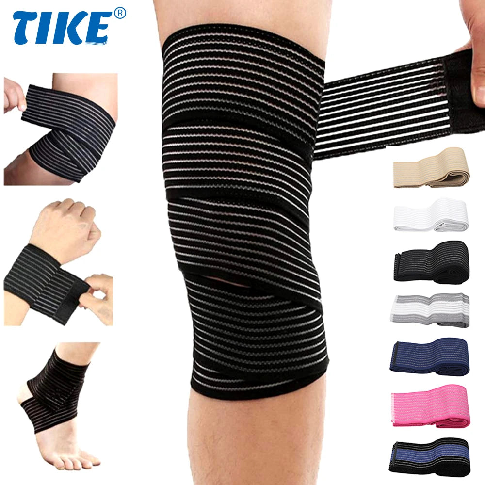 TIKE Elastic Breathable Leg Compression Wrap