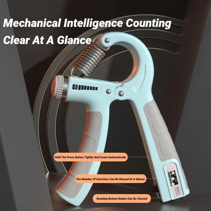 Adjustable Hand Grip Strengthener 10–100kg with Counter